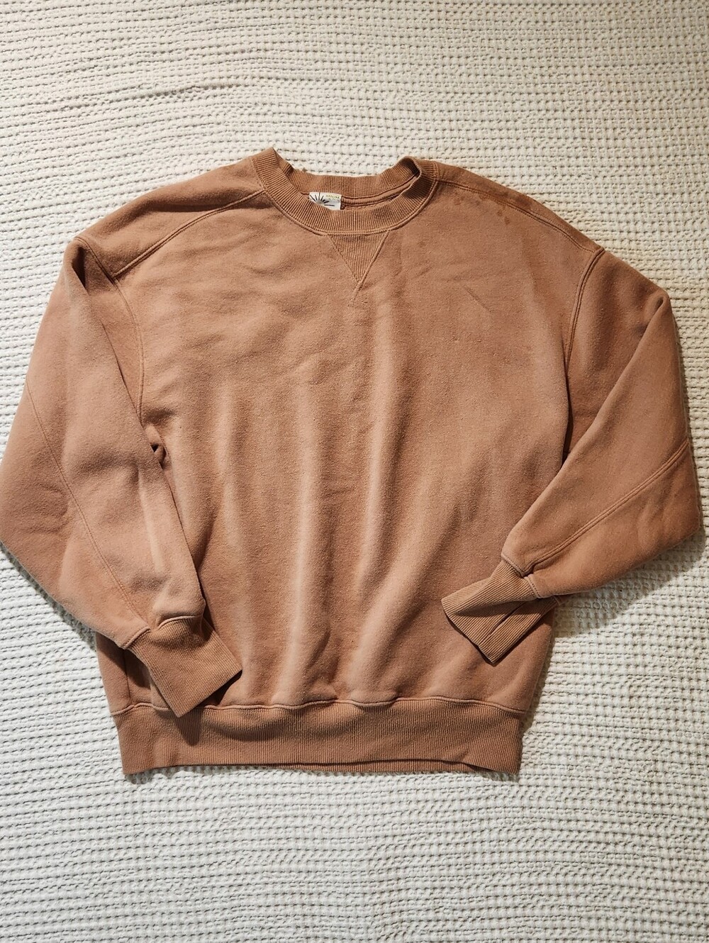 aerie Camel Crewneck Sweatshirt
